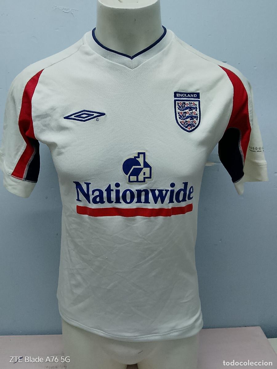 Coleccionismo deportivo: England Inglaterra seleccion camiseta futbol football shirt S 52cts