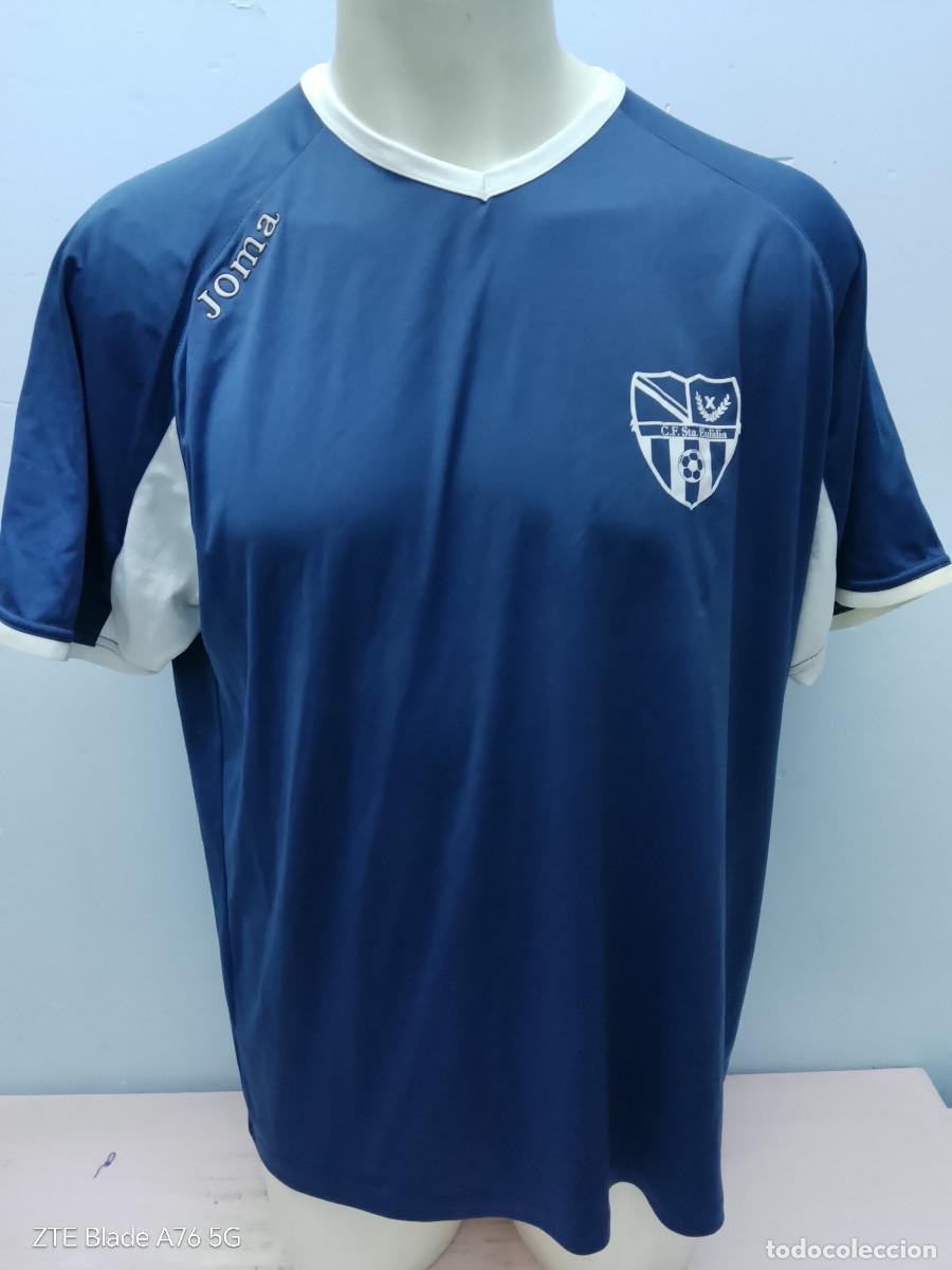 Coleccionismo deportivo: CF Santa Eulalia Hospitalet Barcelona match worn camiseta futbol xl
