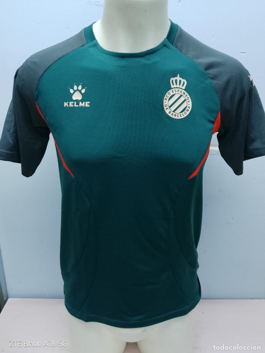 Coleccionismo deportivo: RCD ESpanyol camiseta futbol football shirt training entreno xs 45cts
