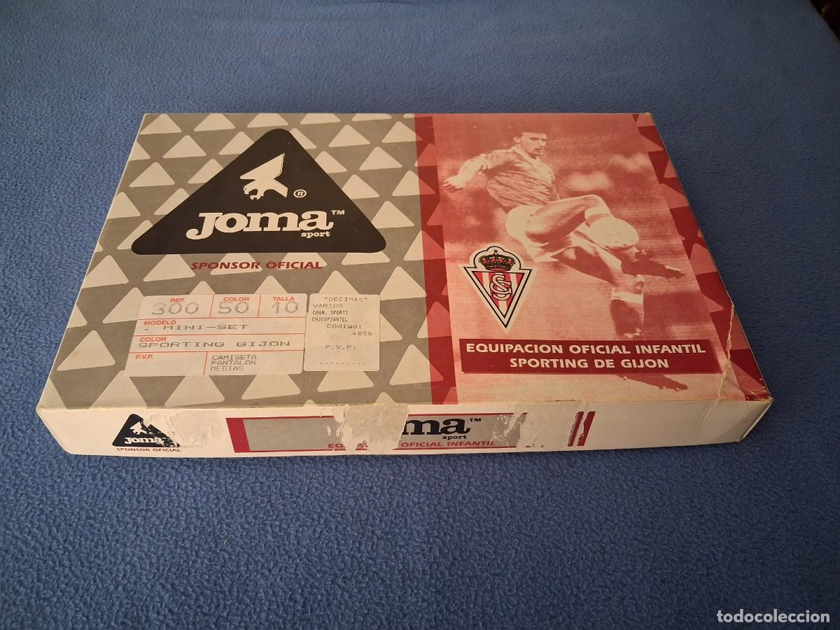 Colecionismo desportivo: EQUIPACION OFICIAL INFANTIL JOMA SPORTING DE GIJON. INCOMPLETO.