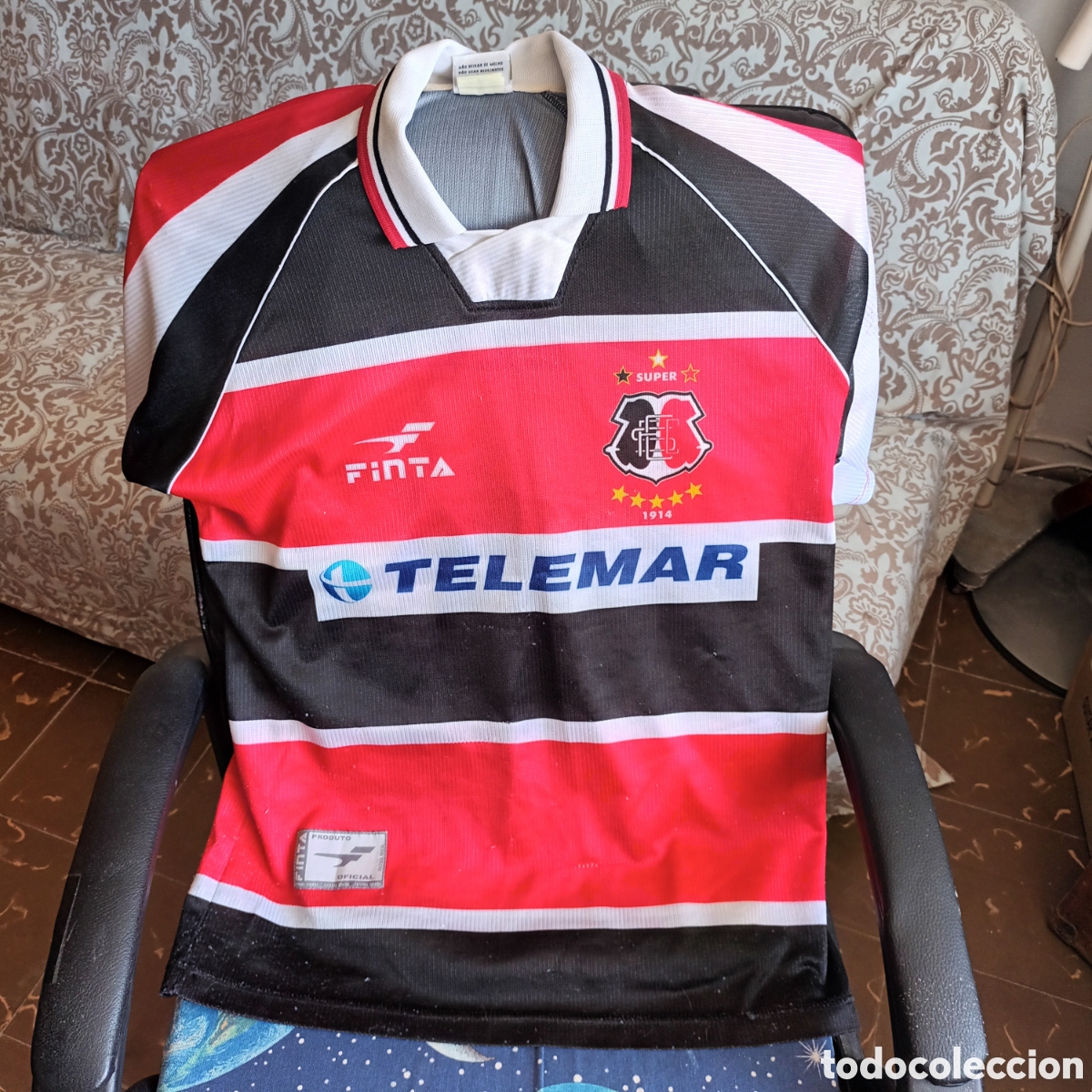 Coleccionismo deportivo: Camiseta futbol Santa Cruz de Recife original 1999