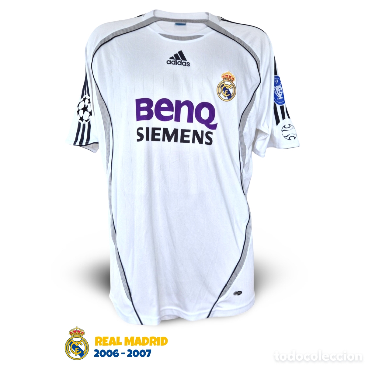 Coleccionismo deportivo: Camiseta de f&uacute;tbol Real Madrid