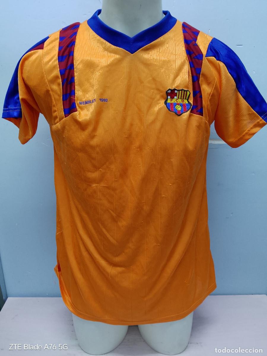 Coleccionismo deportivo: FC Barcelona wembley 1992 camiseta futbol football shirt conmemorativa L 58cts