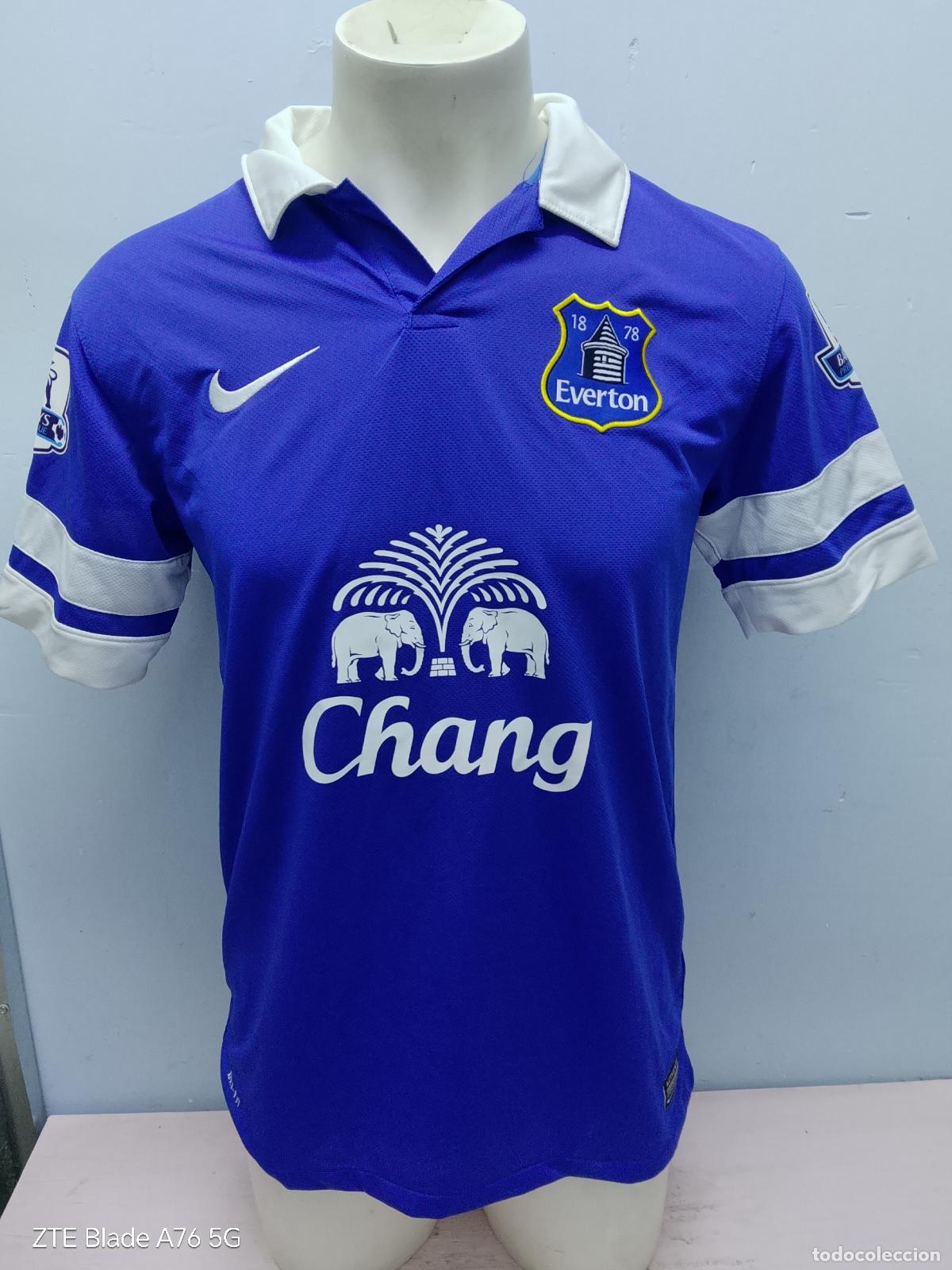 Coleccionismo deportivo: Deulofeu Everton FC camiseta futbol football shirt Catalunya player M 52cts
