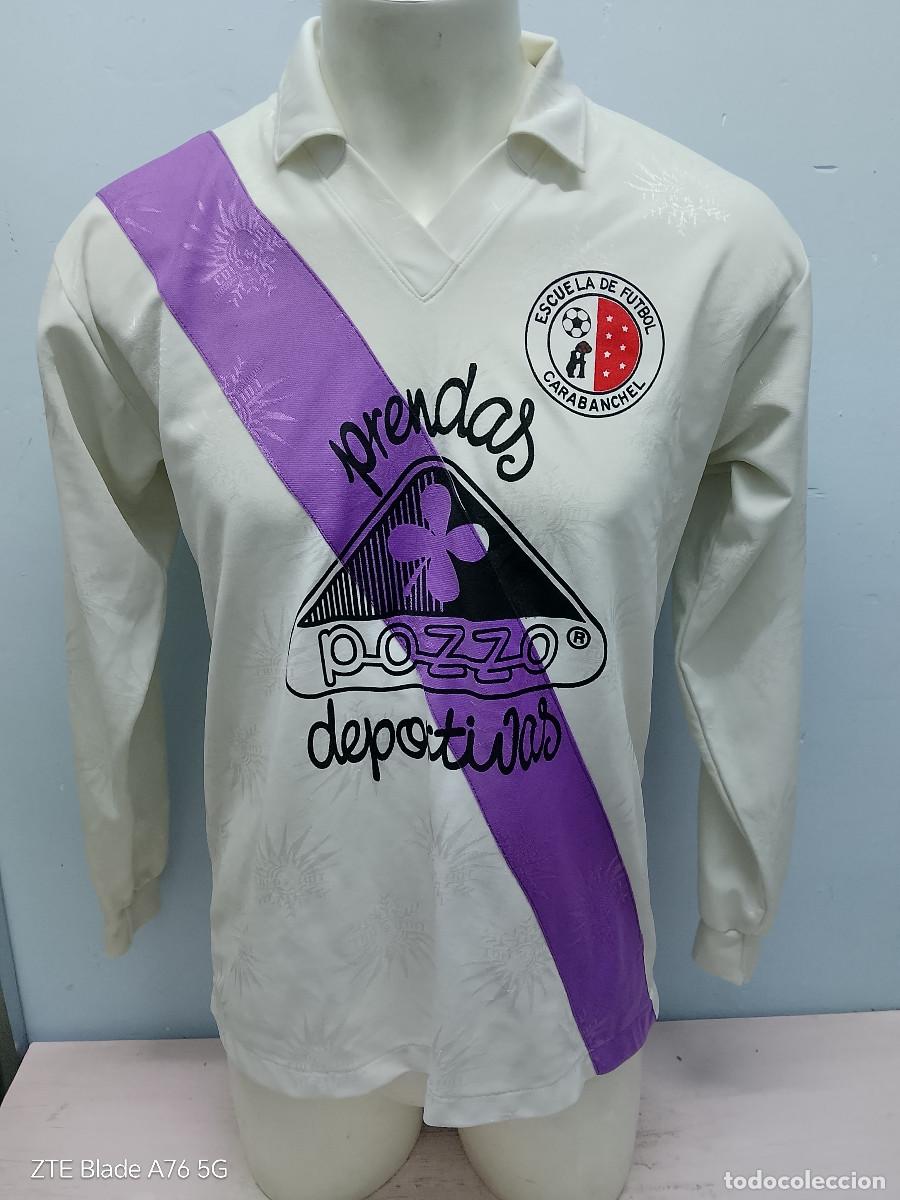 Coleccionismo deportivo: Carabanchel Madrid escuela futbol camiseta futbol vintage XL