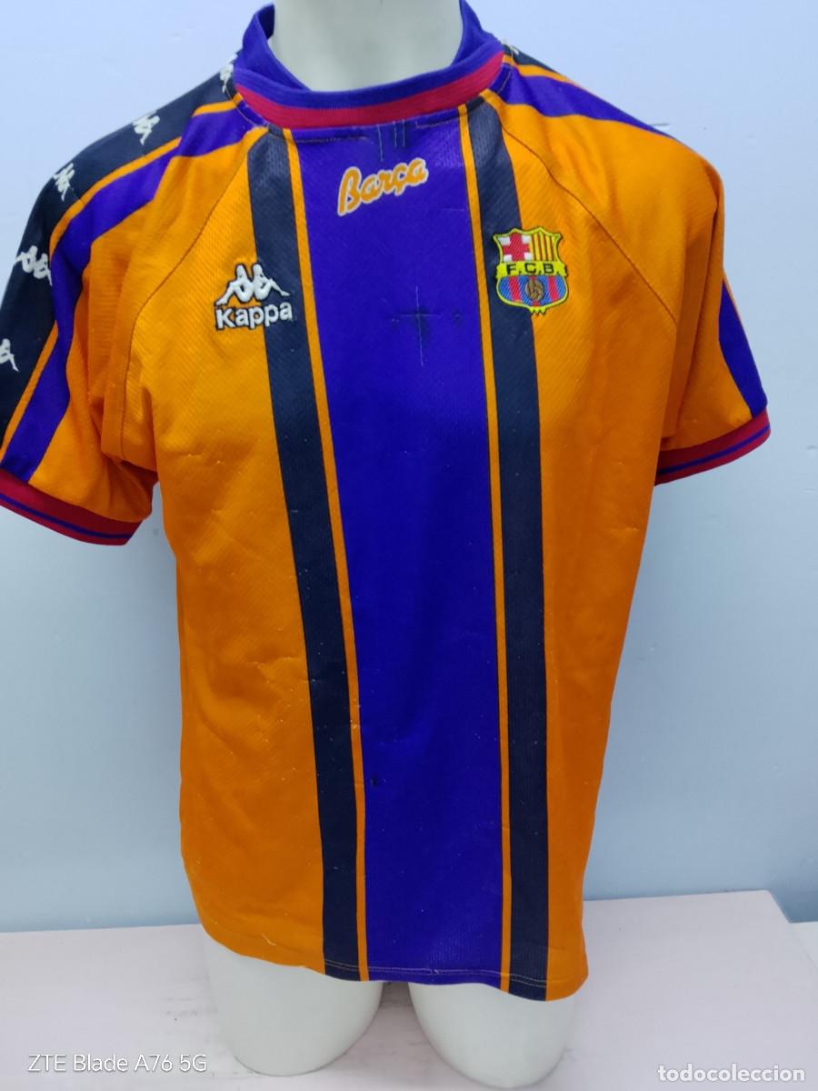 Coleccionismo deportivo: FC Barcelona Kappa camiseta futbol football shirt estado 7/10 L 63cts