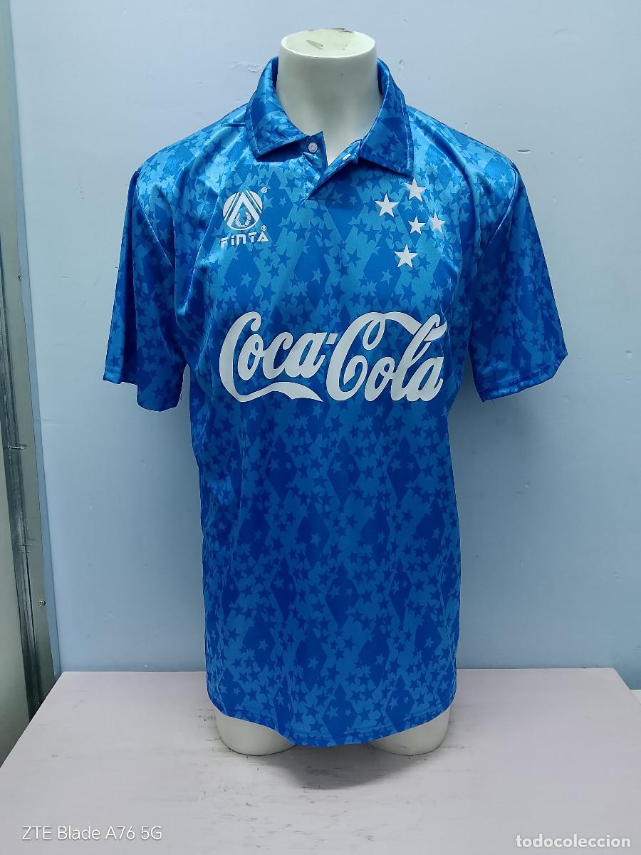 Coleccionismo deportivo: Cruzeiro Ronaldo 1993 replic camiseta futbol brasil football shirt xl 60cts