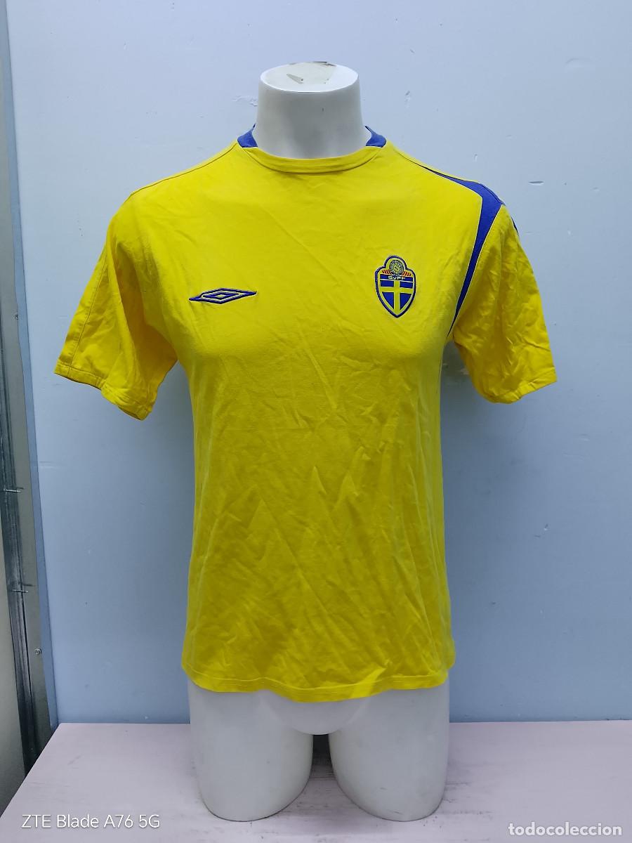 Coleccionismo deportivo: Sverige Sweden camiseta futbol seleccion national team S 48cts football shirt