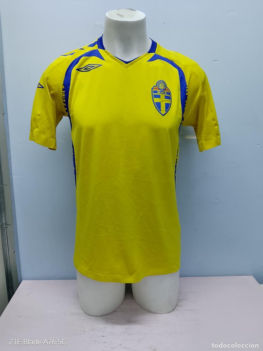 Coleccionismo deportivo: Sverige Sweden camiseta futbol seleccion national team S 50cts football shirt