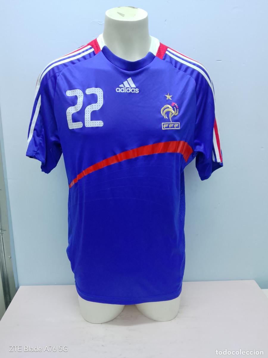 Coleccionismo deportivo: Ribery France Francia camiseta futbol football shirt maillot national team L 58cts