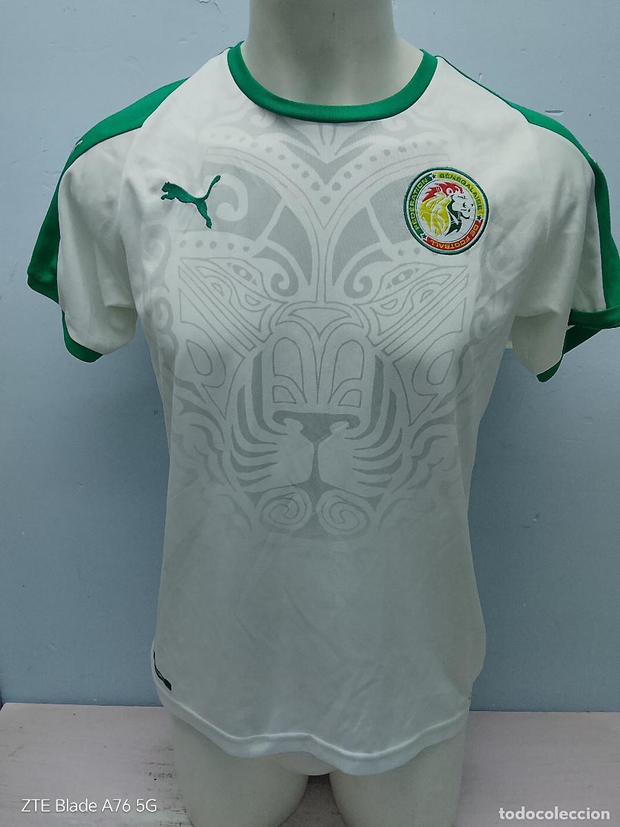 Coleccionismo deportivo: Senegal Africa camiseta futbol football shirt national team m 56cts