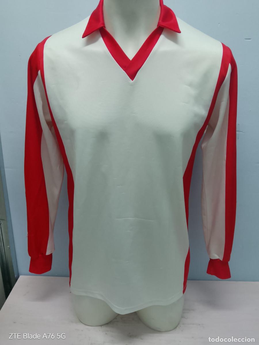 Coleccionismo deportivo: Vintage match worn 1970's camiseta futbol football shirt L