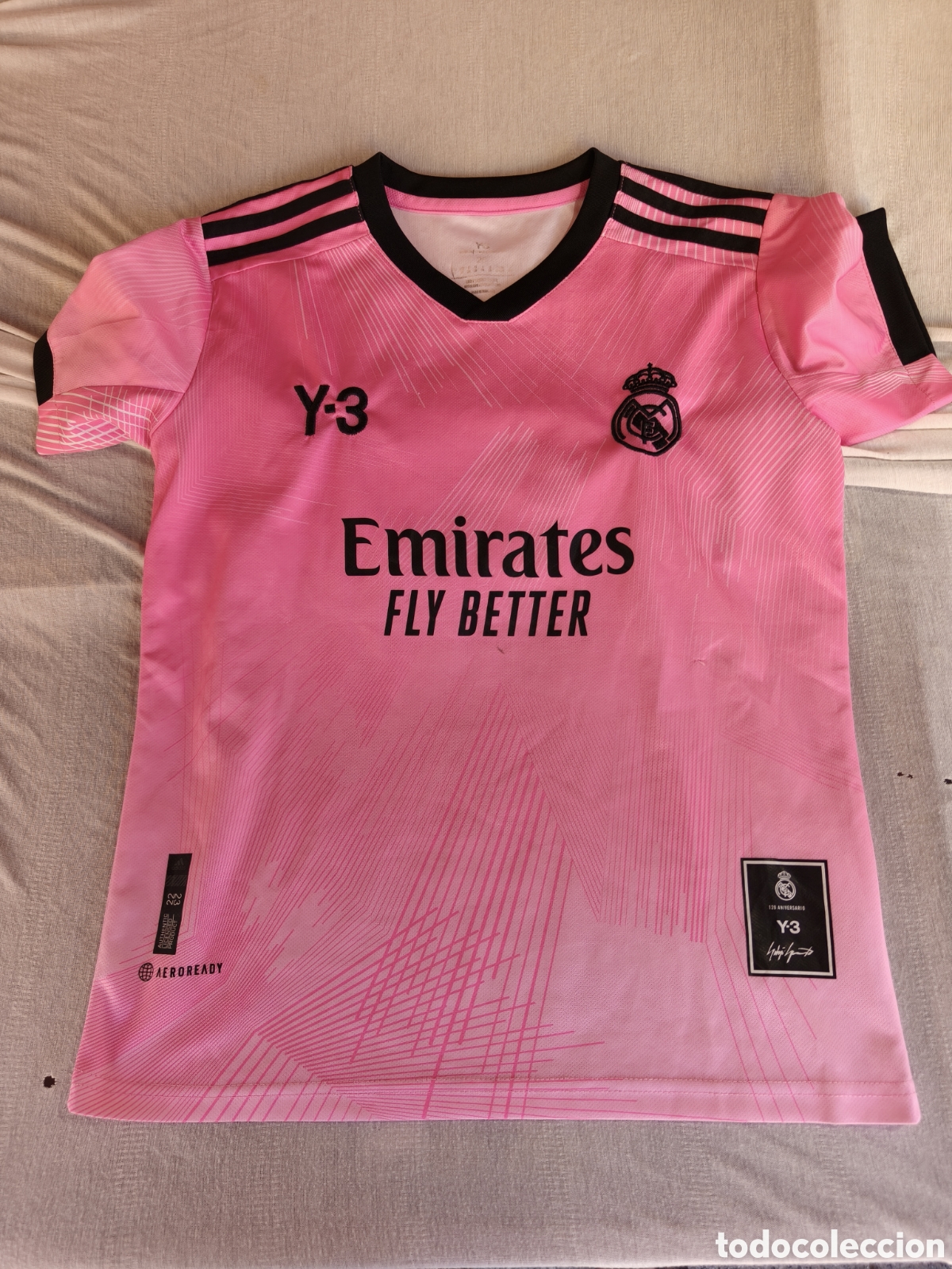 Coleccionismo deportivo: Real Madrid futbol Camiseta Benzema talla YS peque&ntilde;a