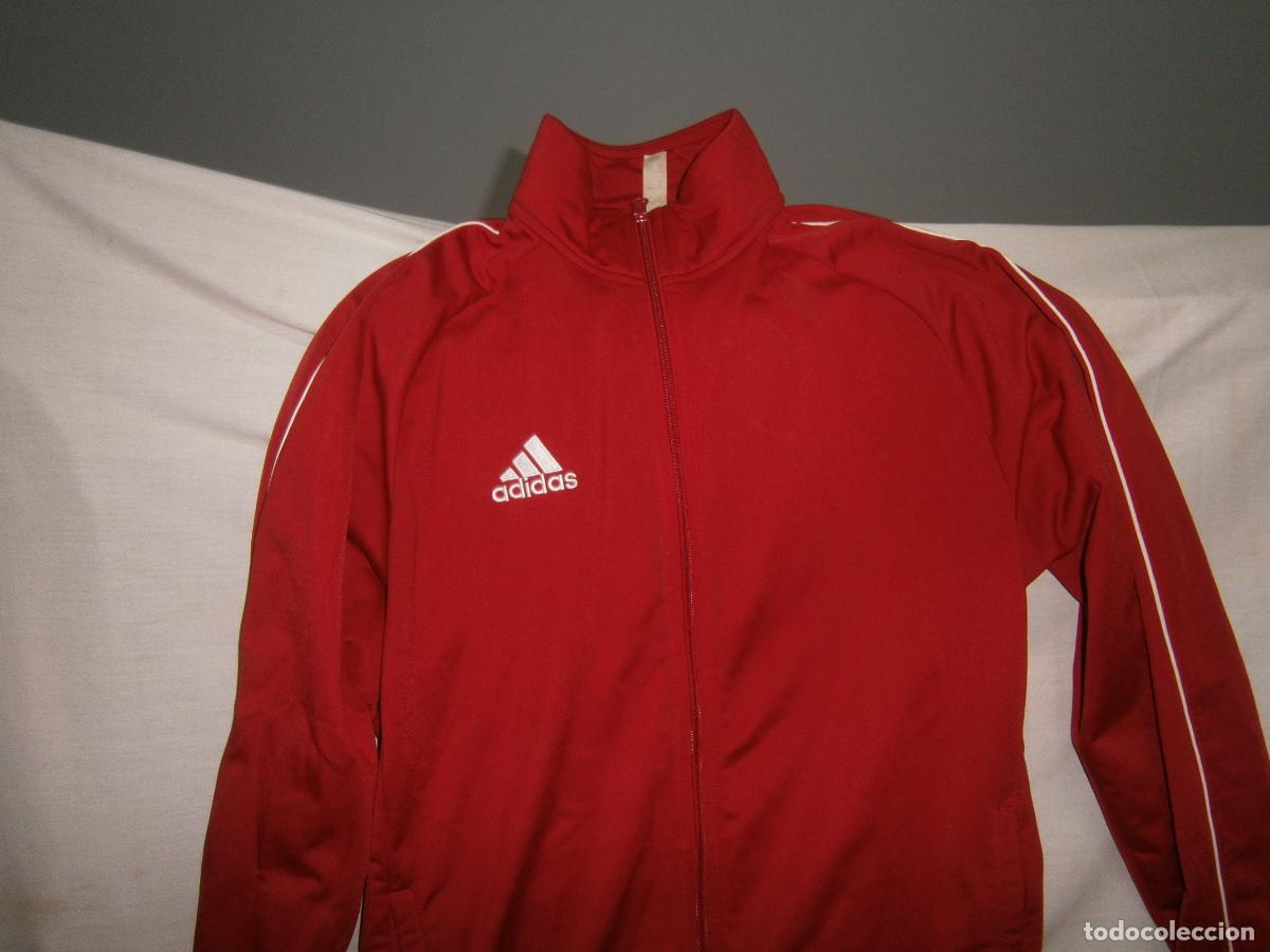 Coleccionismo deportivo: ESPECTACULAR SUDADERA CHAQUETA CHANDAL ADIDAS ROJA