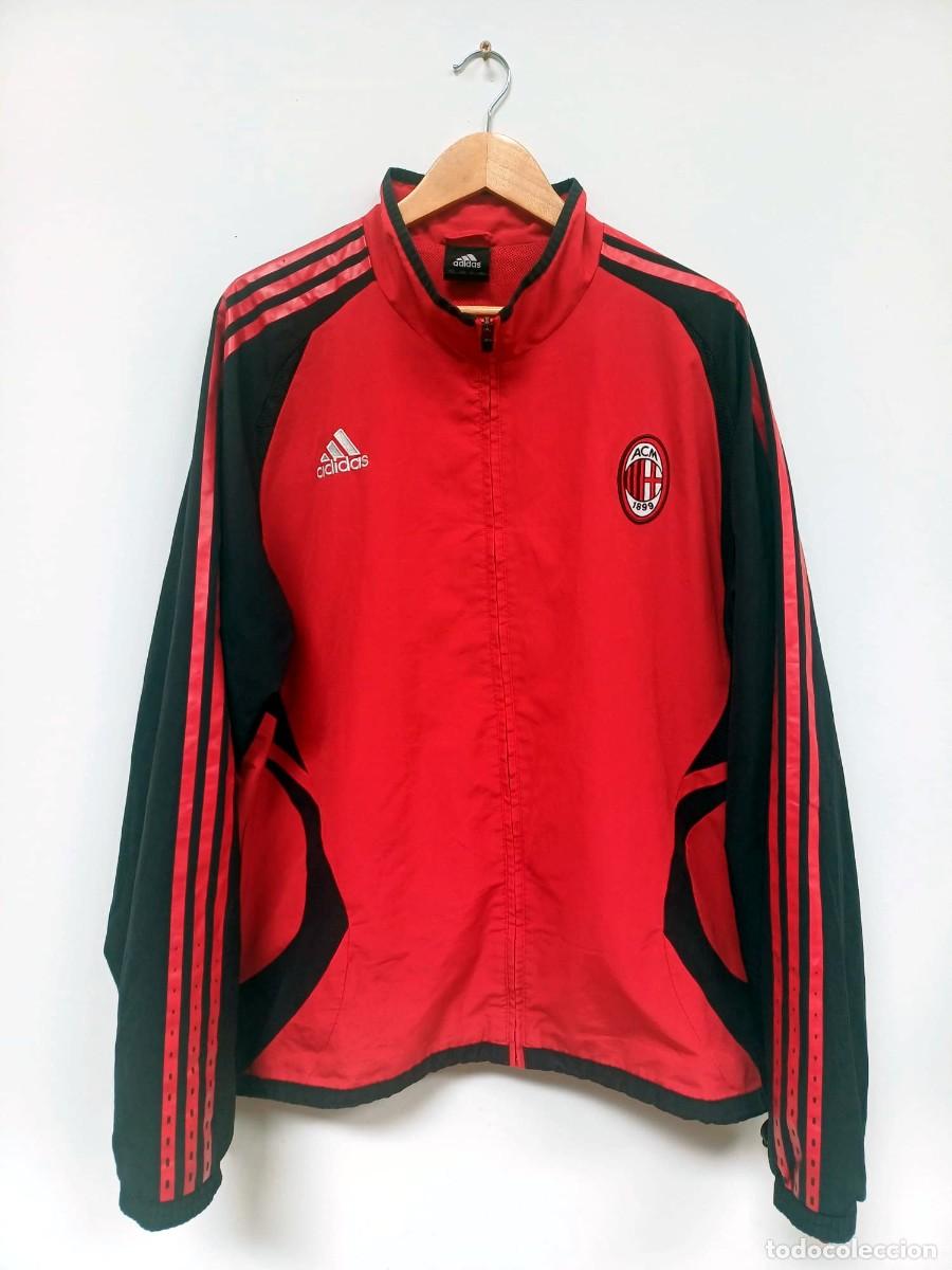 Coleccionismo deportivo: CHAQUETA ADIDAS AC MILAN 2007 TALLA 2XL GATTUSO MALDINI KAKA NESTA PIRLO RONALDO