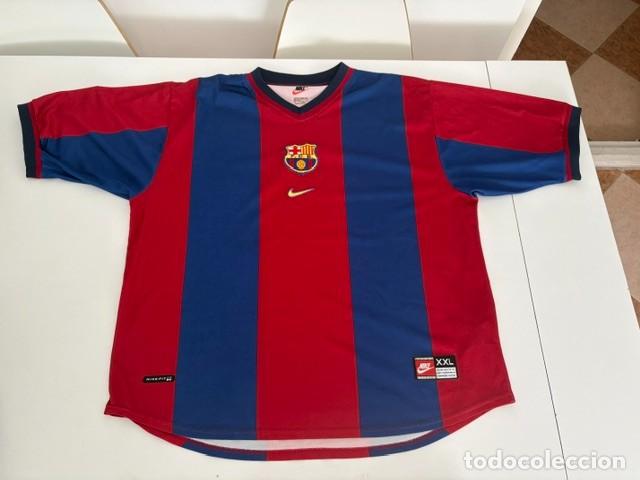 Coleccionismo deportivo: Camiseta FC Barcelona Nike 2000-2001 Talla XXL