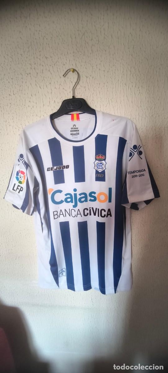 Collectionnisme sportif: Original | Camiseta Futbol | Talla S| Recreativo de Huelva 20 Sergi Enrich match worn vs VillarrealB