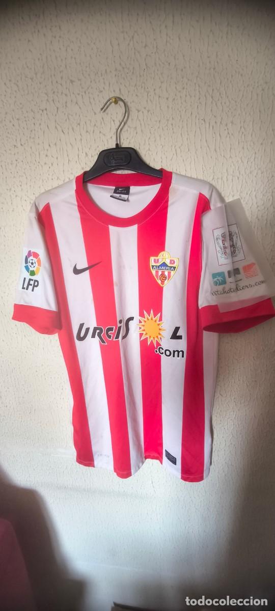 Coleccionismo deportivo: Original | Camiseta Futbol | Talla S | UD Almeria 20 Miguel Angel Corona match worn vs Levante 13-14