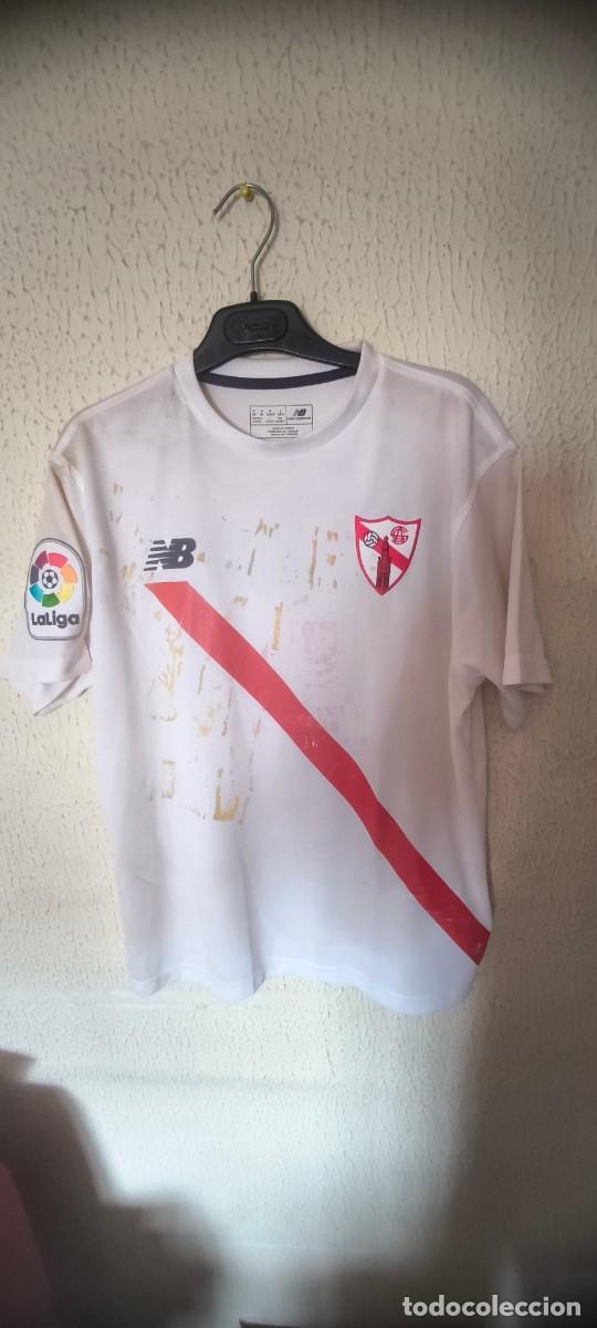 Collectionnisme sportif: Original | Camiseta Futbol Shirt | Talla M | Sevilla Atletico 8 Antonio Cotan match worn vs Levante