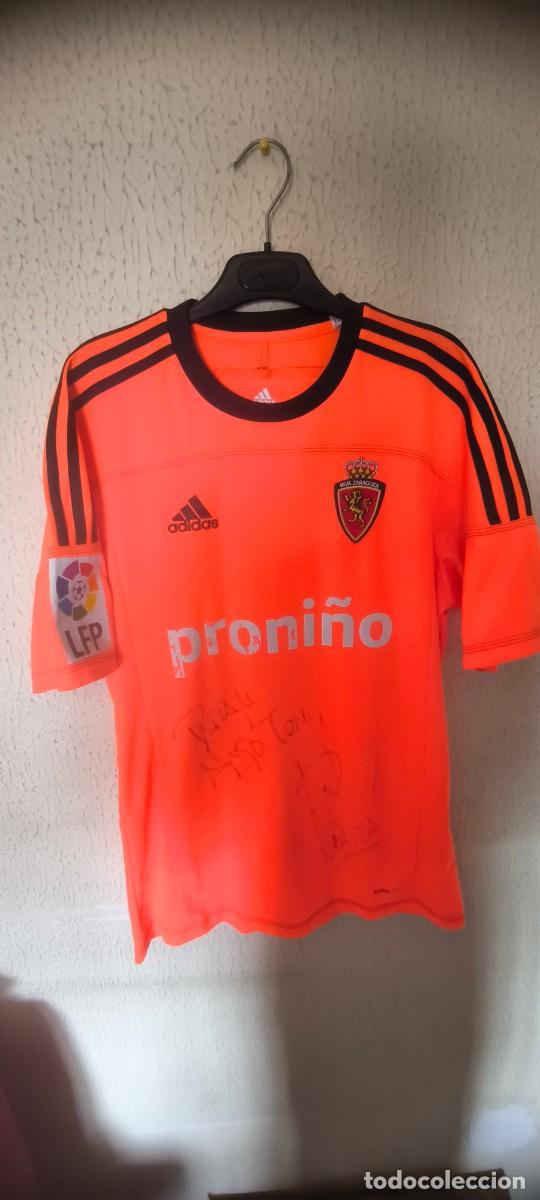 Collectionnisme sportif: Original | Camiseta Futbol Shirt | Talla M | Real Zaragoza 17 Lafita match worn vs Valencia