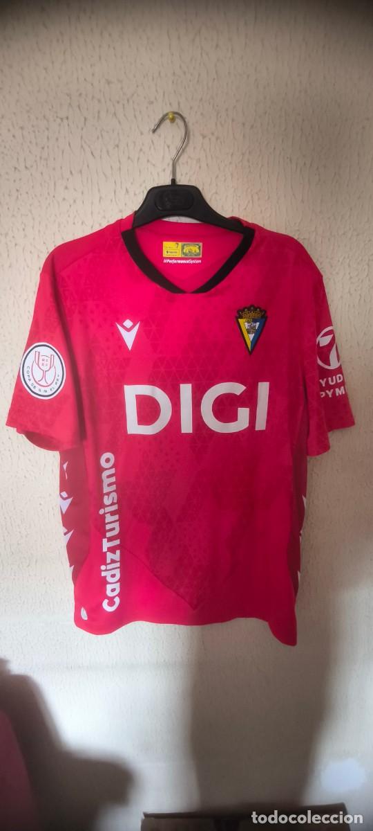 Collectionnisme sportif: Original | Camiseta Futbol Shirt | Talla L | Cadiz CF 26 Fer Perez player issue Copa vs UCAM Murcia