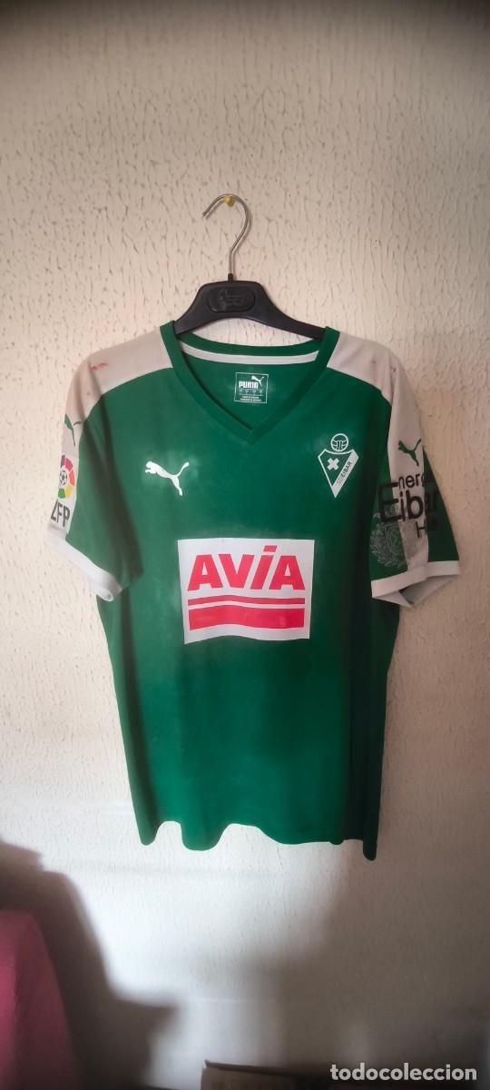 Collectionnisme sportif: Original | Camiseta Futbol Shirt | Talla L | SD Eibar - 9 Sergi Enrich - match worn vs Levante UD