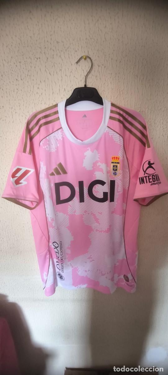 Coleccionismo deportivo: Original | Camiseta Futbol Shirt | Talla L | Real Oviedo 16 David Carmo player issue vs Levante UD