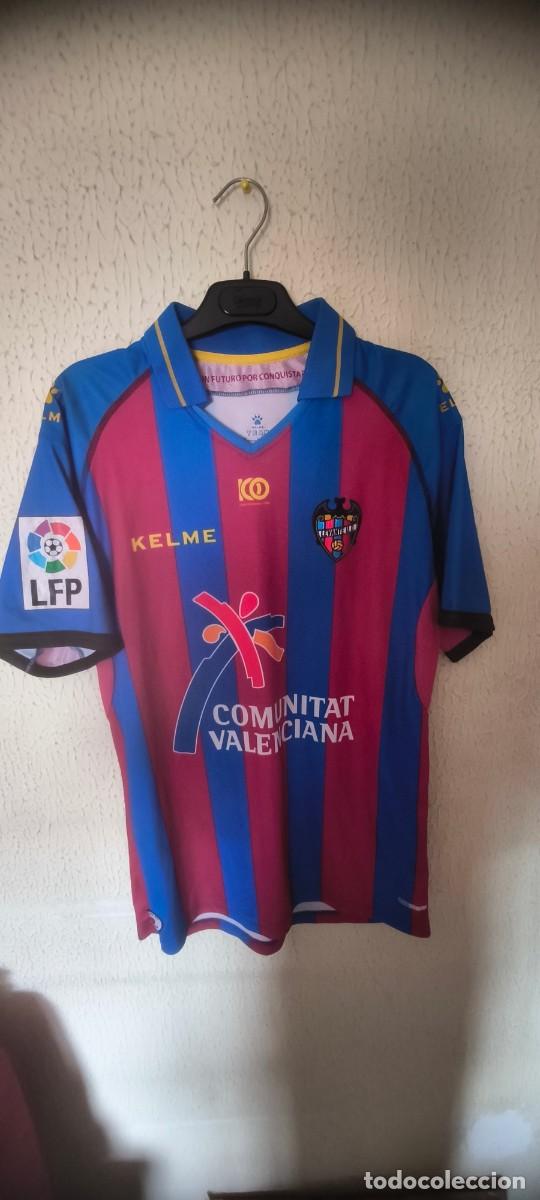 Coleccionismo deportivo: Original | Camiseta Futbol Shirt Football | Talla L | Levante UD 7 Jose Javier Barkero match worn