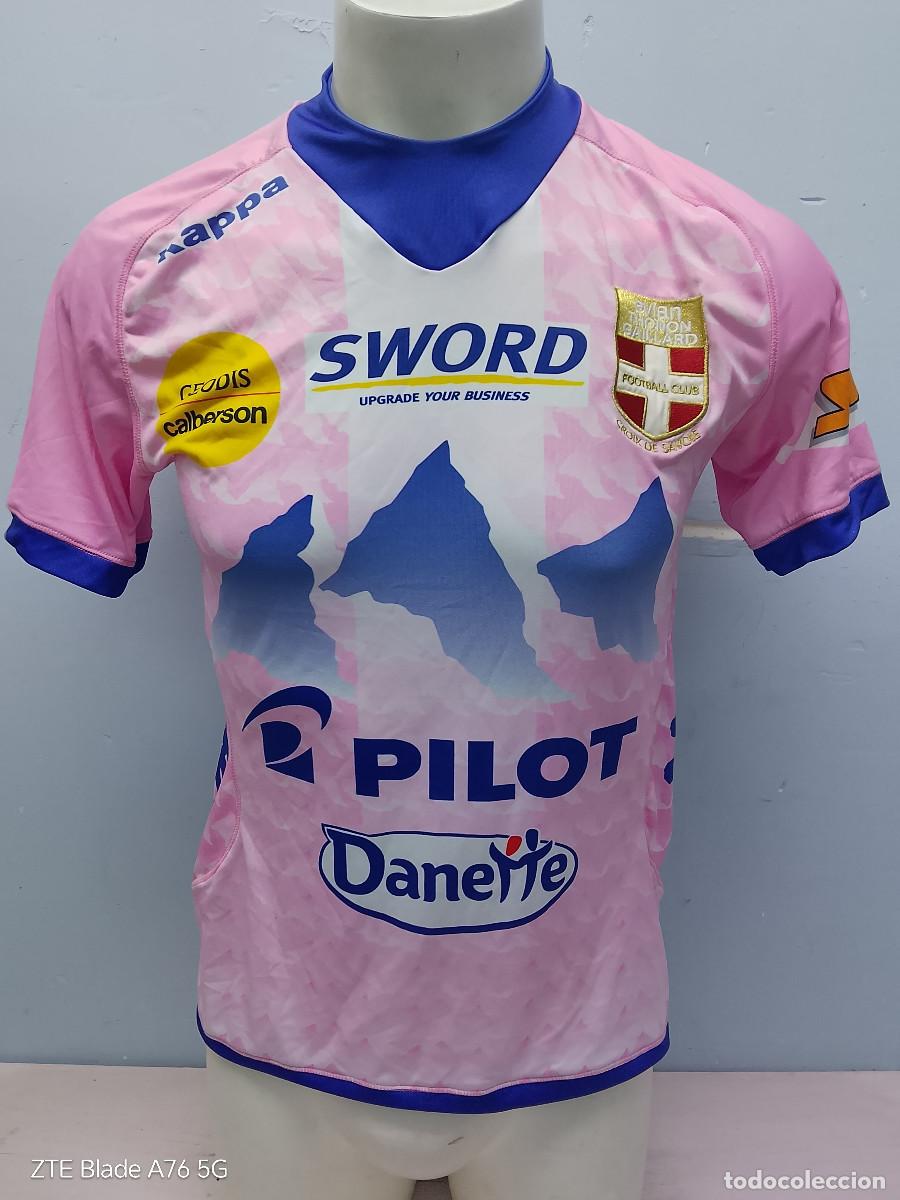 Coleccionismo deportivo: Evian Thonon Gaillard France maillot camiseta futbol football shirt 54cts