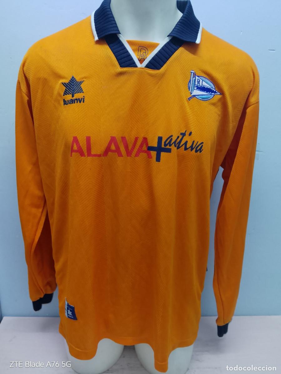 Coleccionismo deportivo: Deportivo Alaves match worn camiseta futbol football shirt xl 62cts