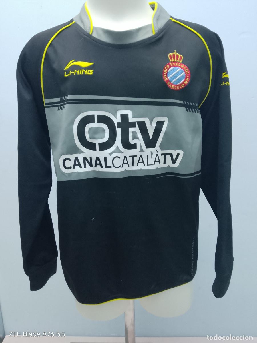 Coleccionismo deportivo: RCD Espanyol alevin match worn camiseta futbol football shirt age 10 42cts