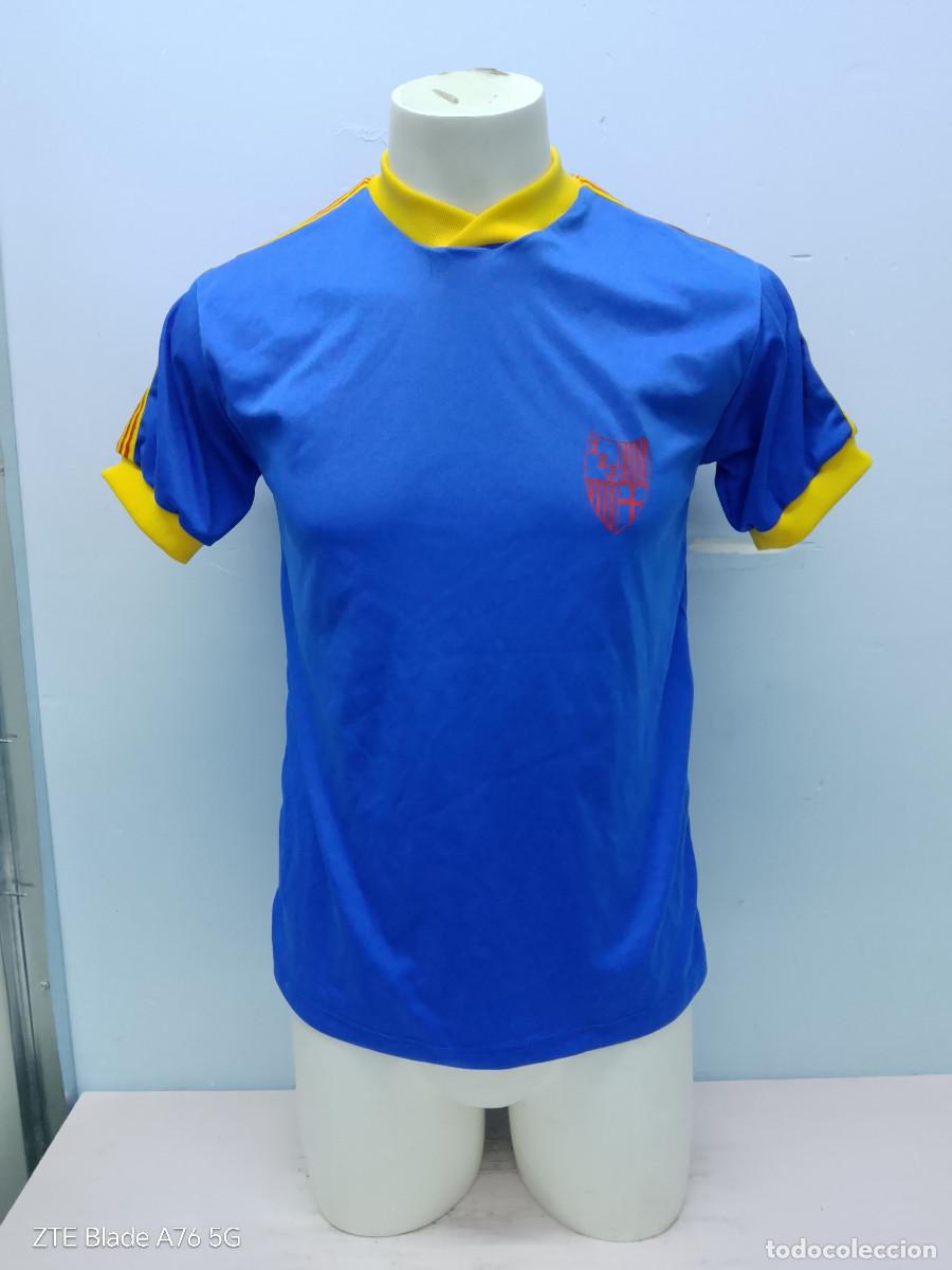 Coleccionismo deportivo: Vintage 1980 camiseta futbol Instituto catalunya senyera football L 54cts
