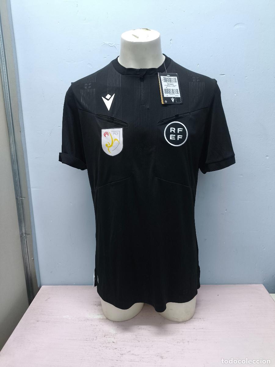 Coleccionismo deportivo: Arbitro Catalunya Macron camiseta Nueva equivale a L-XL 58cts axila a axila