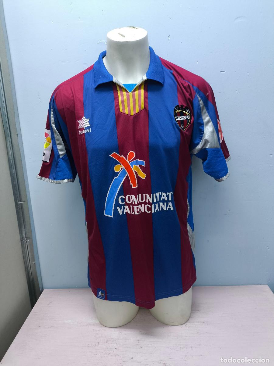 Coleccionismo deportivo: UD Levante match worn camiseta futbol football shirt L 58cts