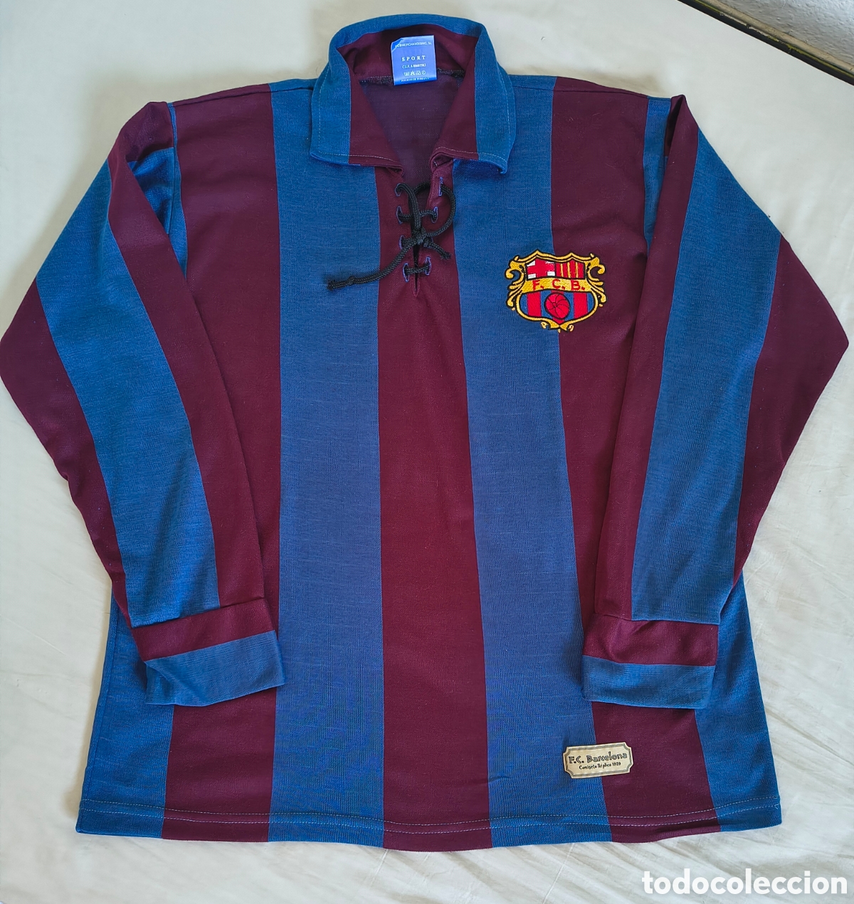 Coleccionismo deportivo: Camiseta FC Barcelona Retro 1920