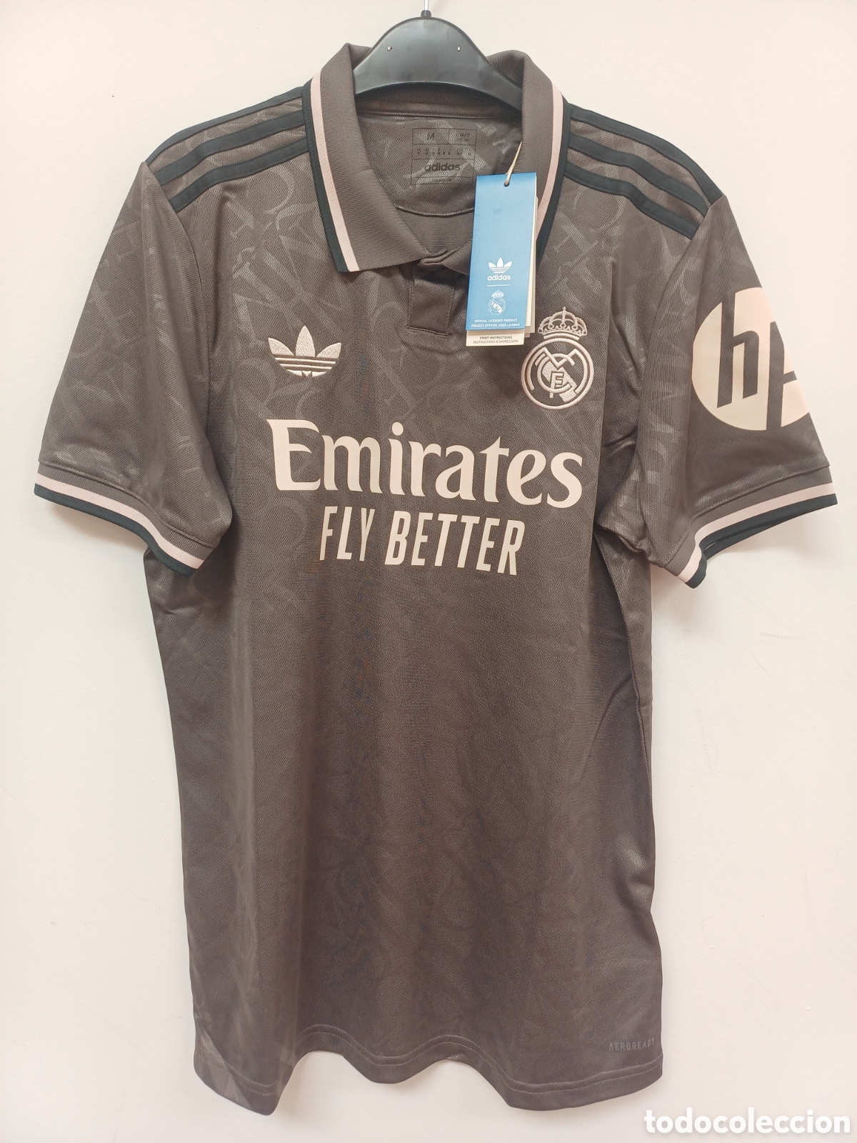 Coleccionismo deportivo: CAMISETA ADIDAS REAL MADRID 2024/25 TALLA M NUEVA CON ETIQUETAS