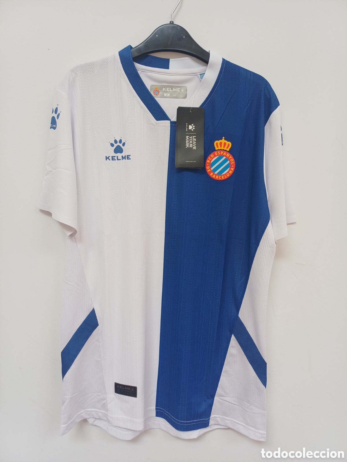 Coleccionismo deportivo: CAMISETA KELME RCD ESPANYOL BARCELONA 2023/24 TALLA S NUEVA CON ETIQUETAS