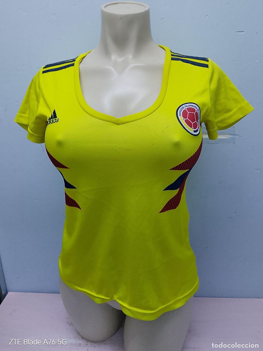 Coleccionismo deportivo: Colombia seleccion camiseta futbol football shirt chica mujer sexy lady woman girl M 46ctrs