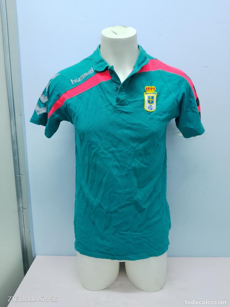 Coleccionismo deportivo: Real Oviedo camiseta futbol polo football jersey M 55cts