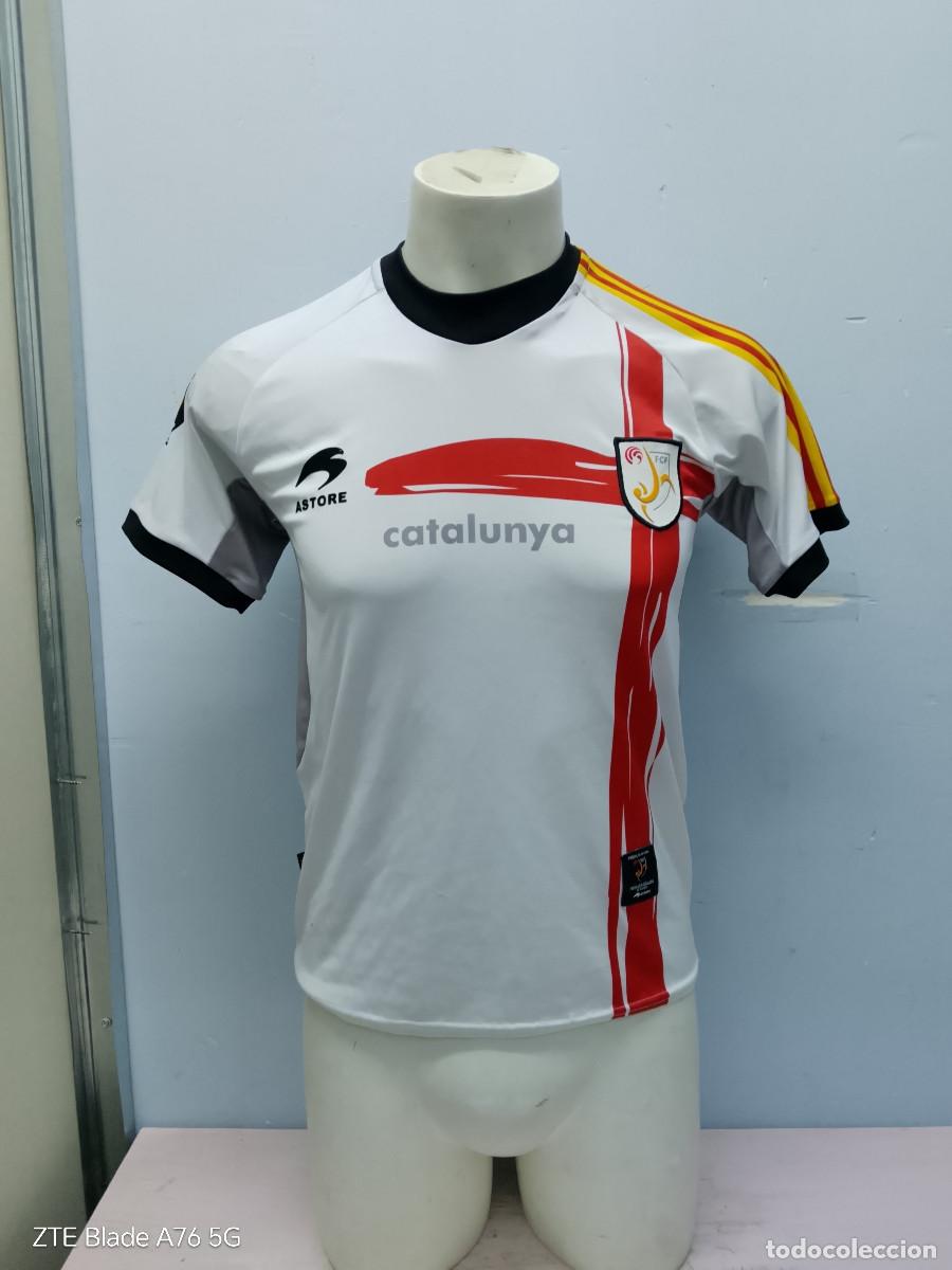 Coleccionismo deportivo: Catalunya seleccion futbol camiseta football shirt seleccio catalana S 48cts