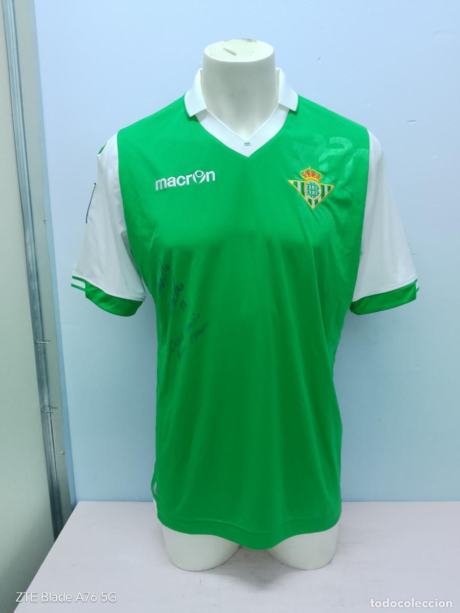 Coleccionismo deportivo: Real Betis camiseta futbol football shirt Player Signed xl 64cts