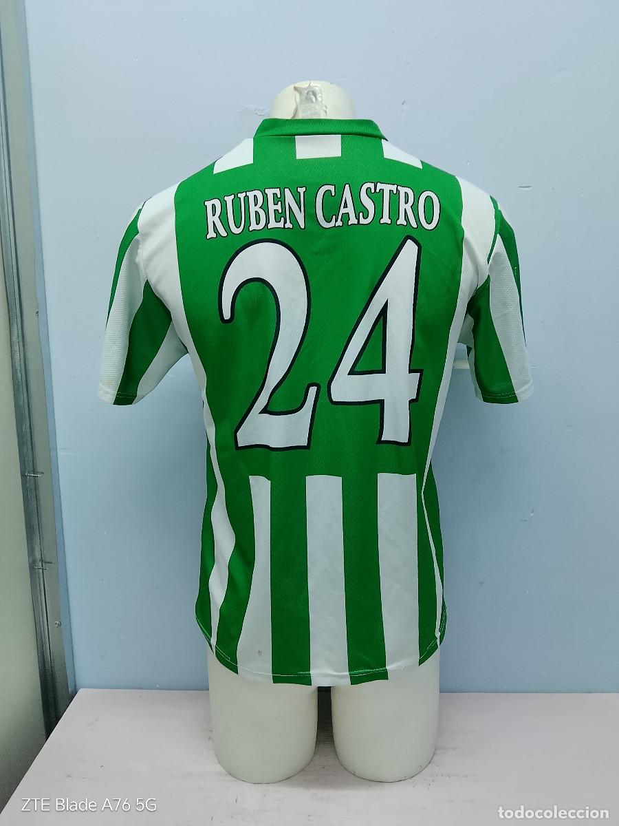 Coleccionismo deportivo: Ruben Castro Real Betis tribute replic camiseta futbol legend s 52cts