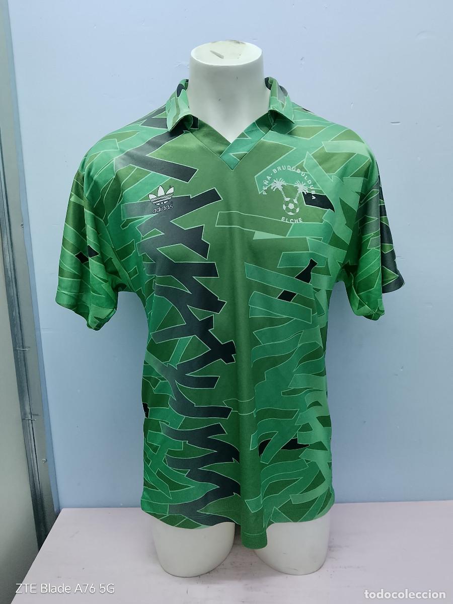Coleccionismo deportivo: Pe&ntilde;a Brudubuldura Elche vintage camiseta futbol adidas xl