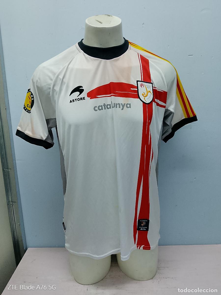 Coleccionismo deportivo: Catalunya match worn camiseta futbol football shirt Tara Dorsal xl 60cts