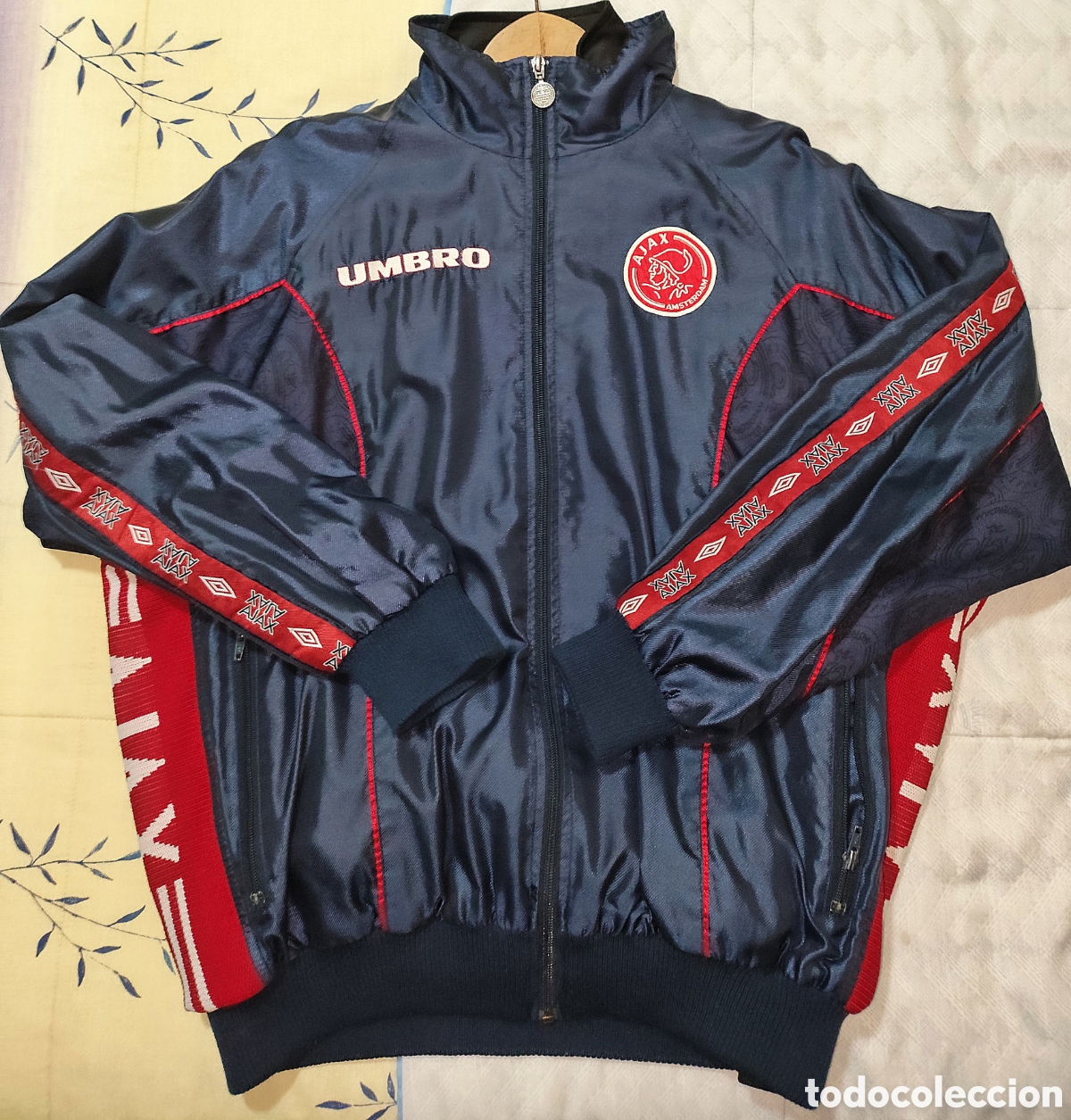 Coleccionismo deportivo: Chaqueta Bomber original Umbro Ajax Amsterdam