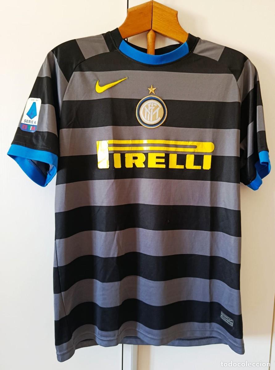 Coleccionismo deportivo: Maglia Calcio Internazionale Milan F.C. Seria A 2020 2021 Nike Skriniar 37 Tg L