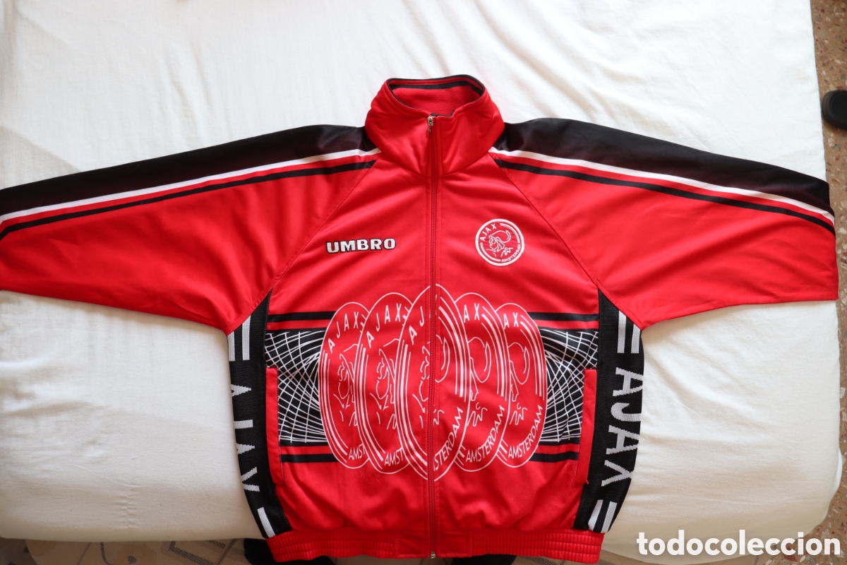 Coleccionismo deportivo: 1997-98 Ajax Umbro Chaqueta de ch&aacute;nda S