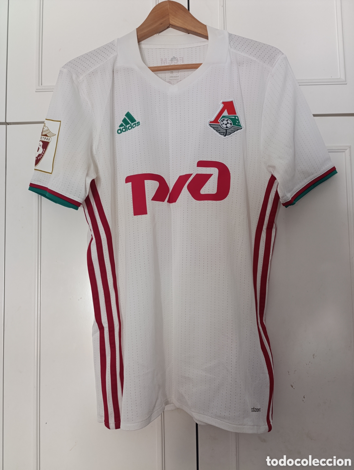 Coleccionismo deportivo: Camiseta matchworn FC Lokomotiv de Mosc&uacute;