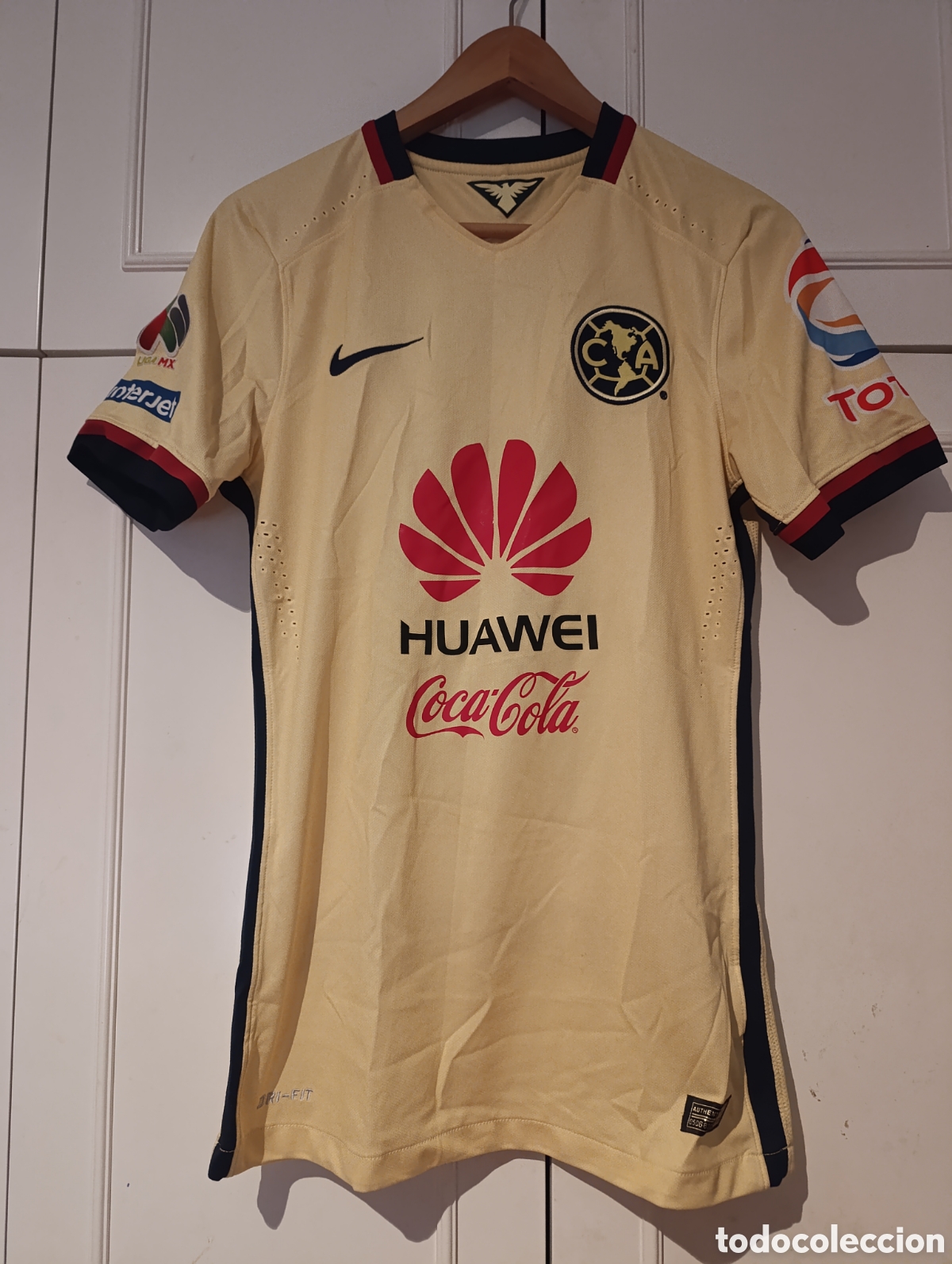 Coleccionismo deportivo: Camiseta casa matchworn Club Am&eacute;rica de M&eacute;xico