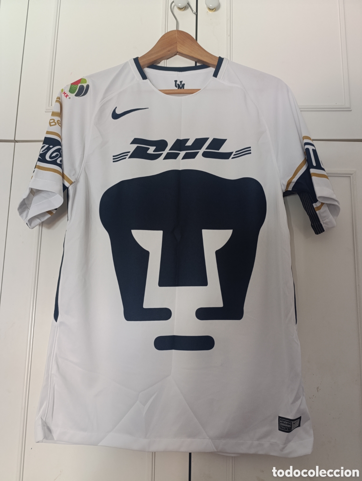 Coleccionismo deportivo: Camiseta matchworn PUMAS de M&eacute;xico